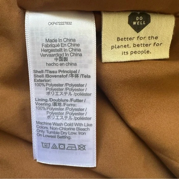 Madewell Dress Sophia Cami Tiered Midi in Dot Ruffle Sepia Polka Dot Brown 10 - Picture 11 of 14